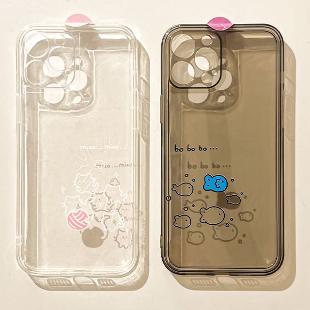 Case Cat Phone Fish /