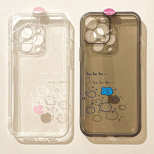 Case Cat Phone Fish /