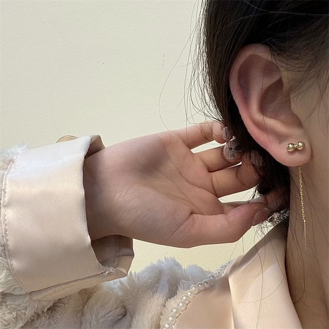 Threader Alloy Earring Bead