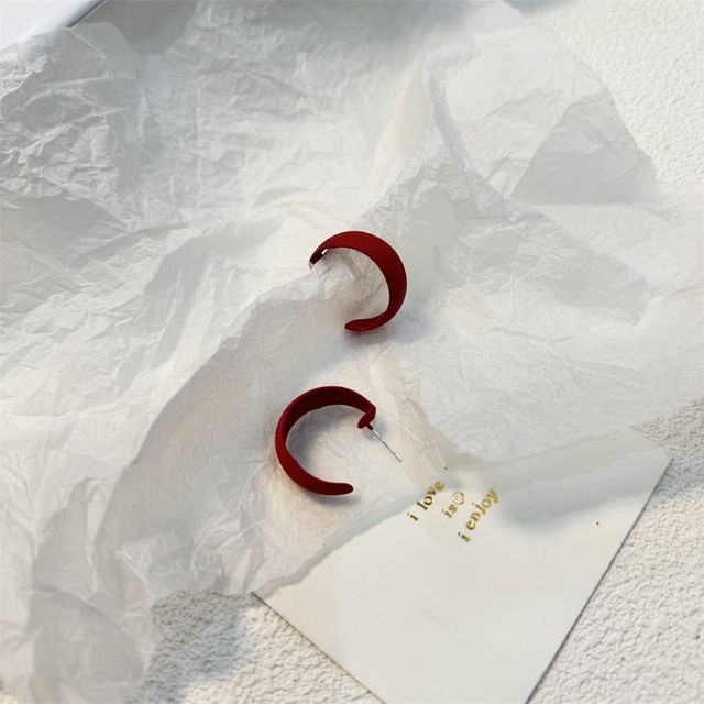 Earring Designs) Open Hoop Alloy (Various