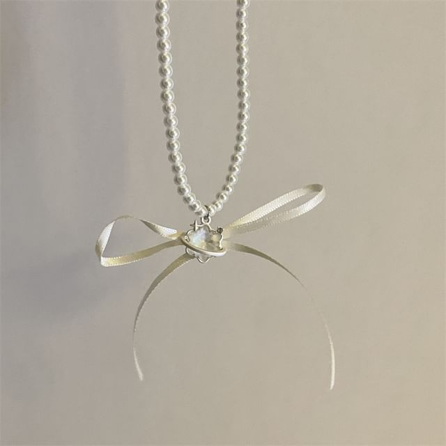 Earring Choker Snowflake Drop Ribbon /