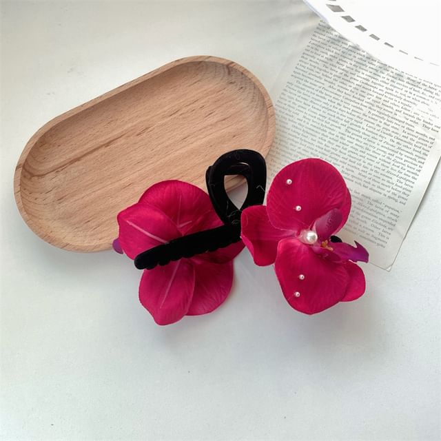 Fabric Hair Clamp Floral