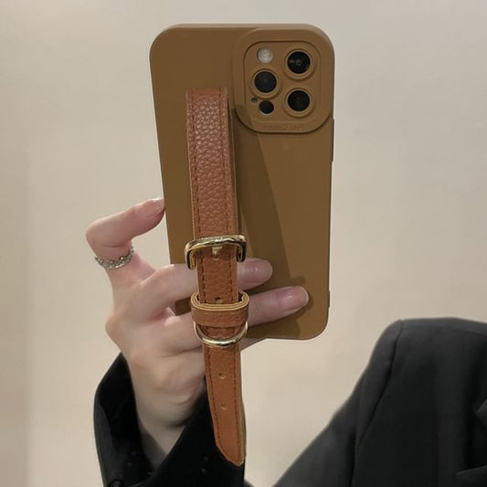 Strap Phone Faux Case Pearl
