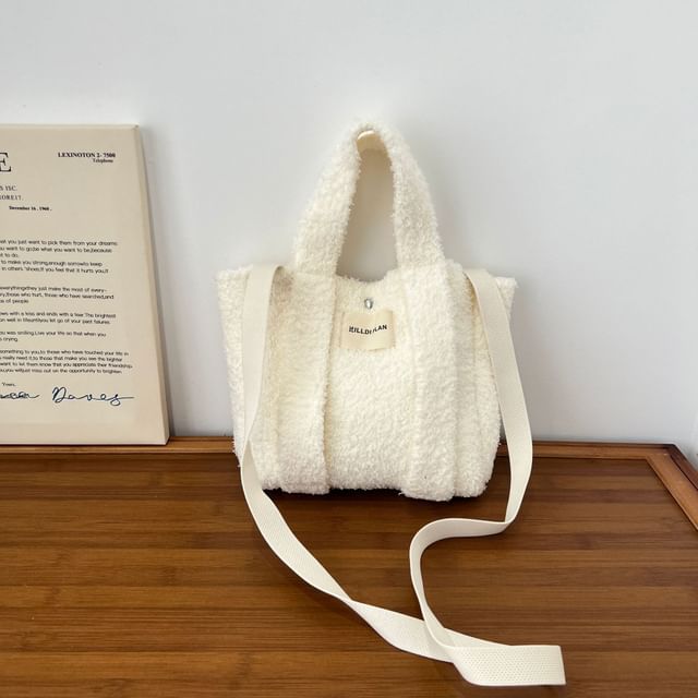 Bag Crossbody Top Handle Fluffy