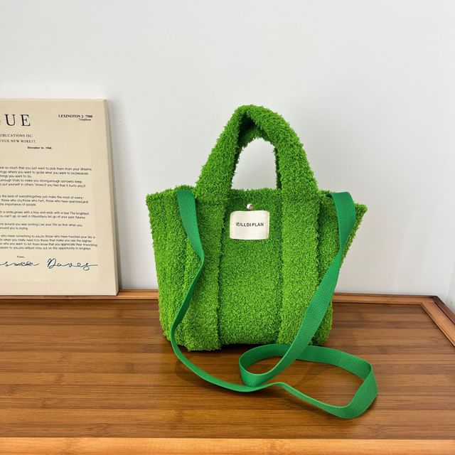 Bag Crossbody Top Handle Fluffy