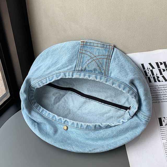 Beret Washed Denim