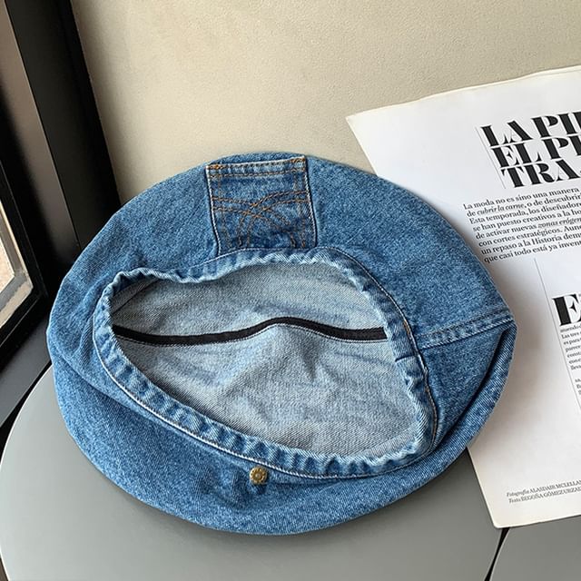 Beret Washed Denim