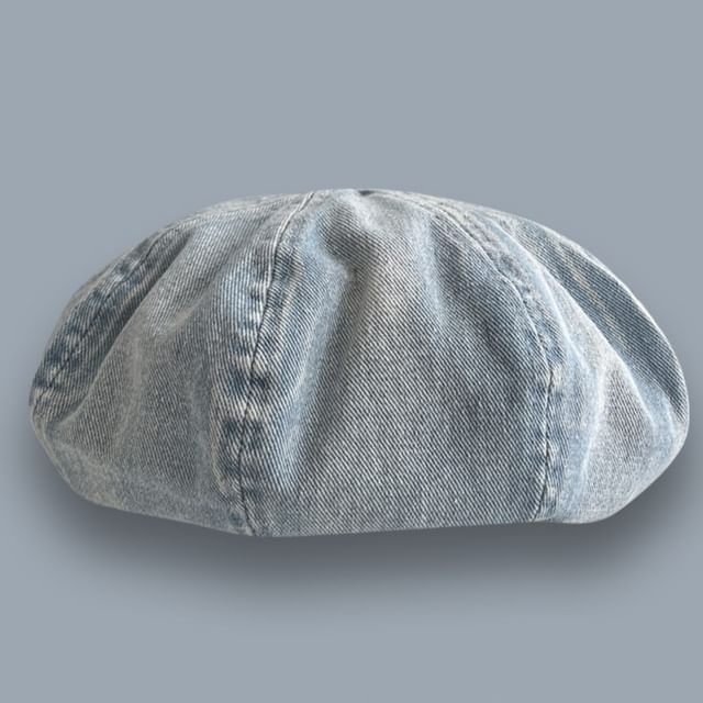 Denim Beret Washed