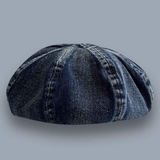Denim Beret Washed
