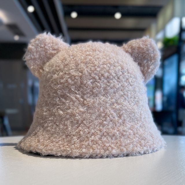 Fleece Hat Ear Cloche Bear