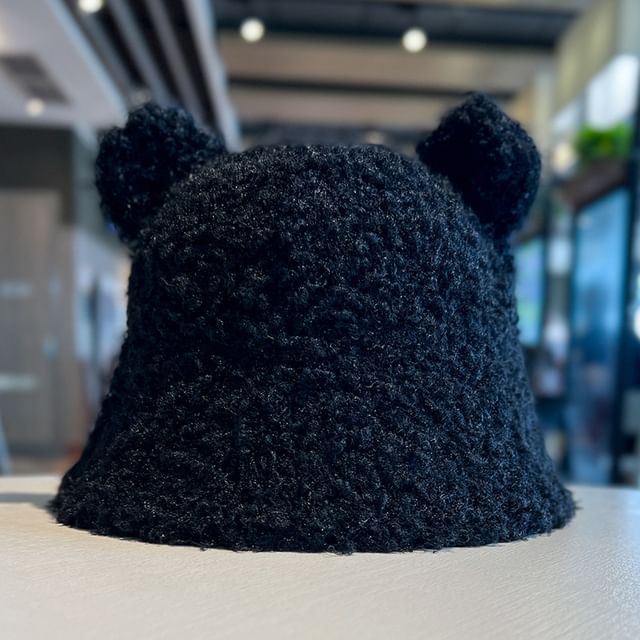 Fleece Hat Ear Cloche Bear