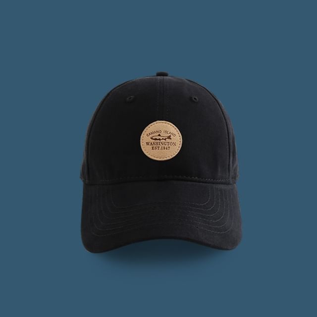 Cap Applique Lettering Baseball