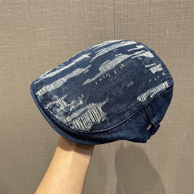 Cap Washed Flat Distressed