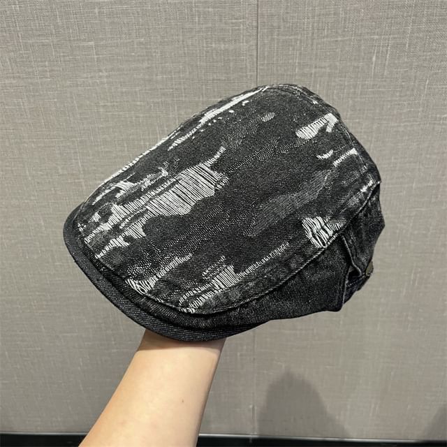 Cap Washed Flat Distressed