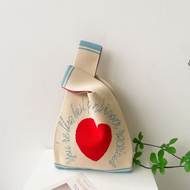 Patterned Bag Tote Knit