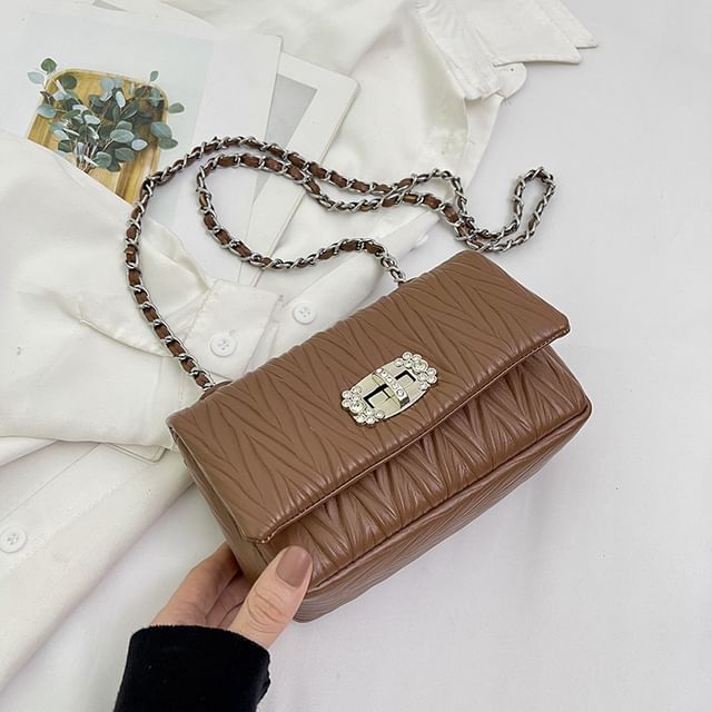 Quilted Shoulder Flap Bag