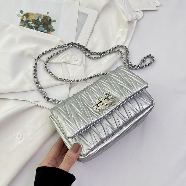 Quilted Shoulder Flap Bag