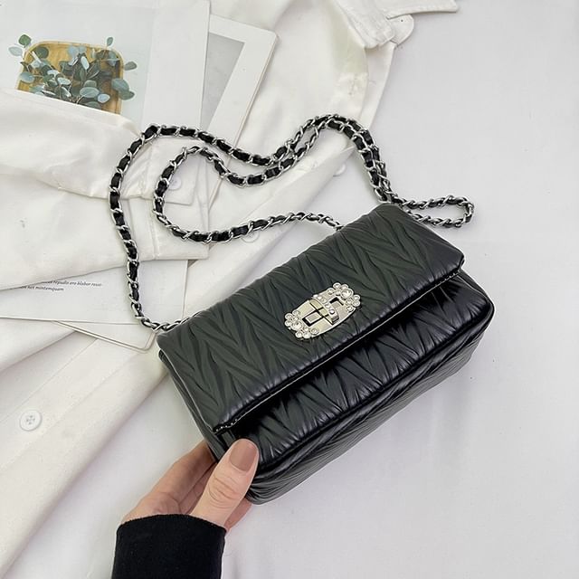 Quilted Shoulder Flap Bag