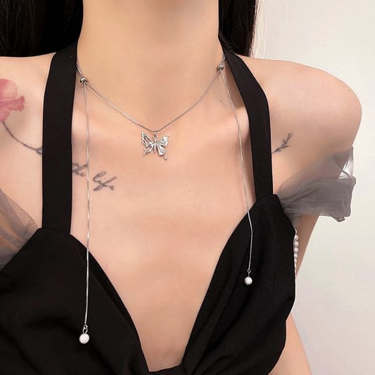 Necklace Pendant Butterfly