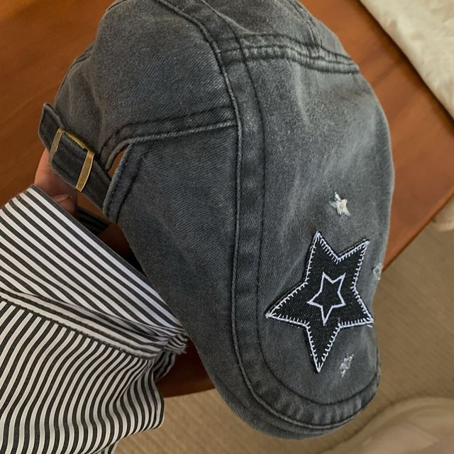 Star Flat Cap Applique