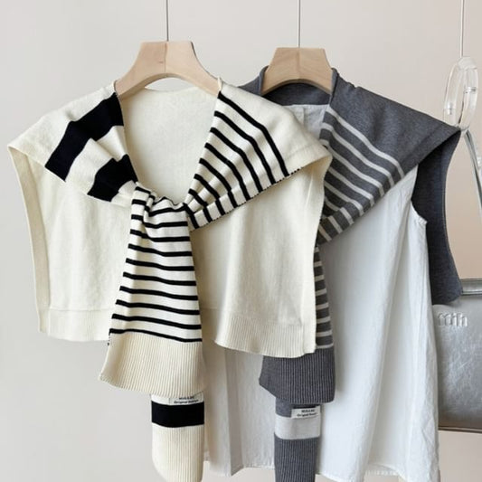 Shawl Knit Striped