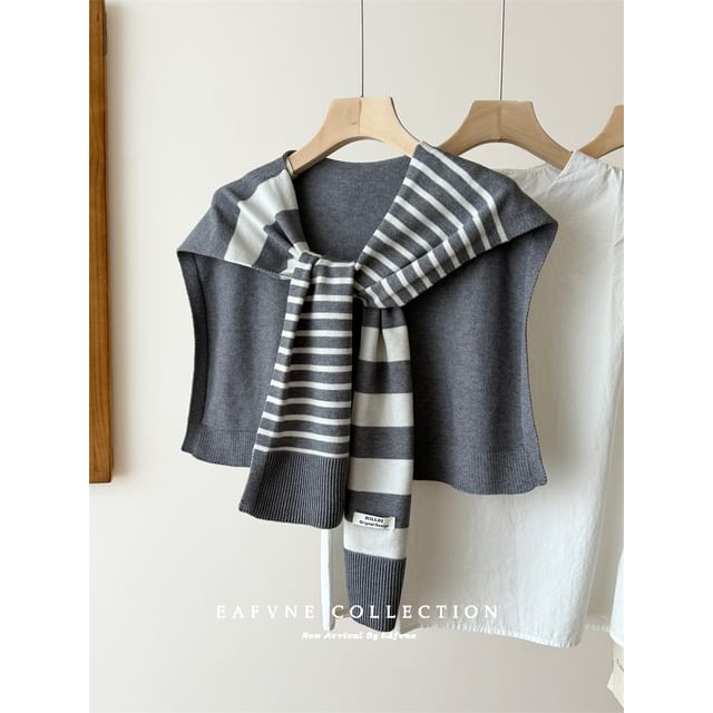 Shawl Knit Striped
