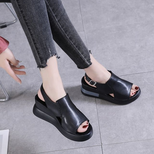 Wedge Sandals Slingback Platform