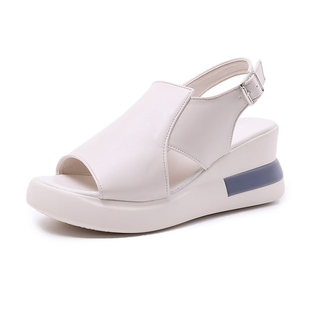 Wedge Sandals Slingback Platform