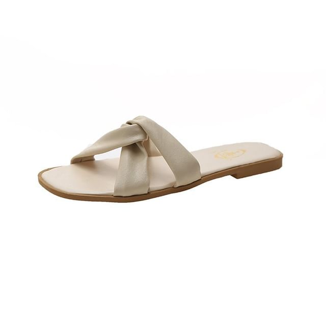 Slide Bow Sandals
