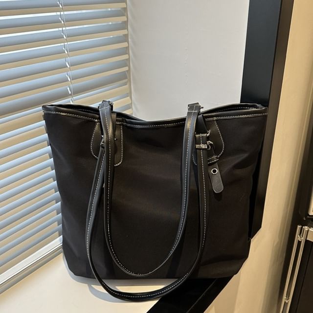 Canvas Two Tone Tote Bag