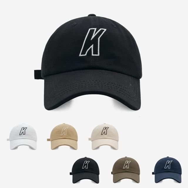 Embroidered Baseball Letter Cap