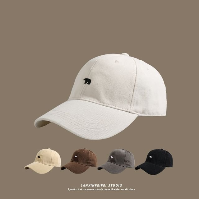 Polar Embroidered Cap Bear