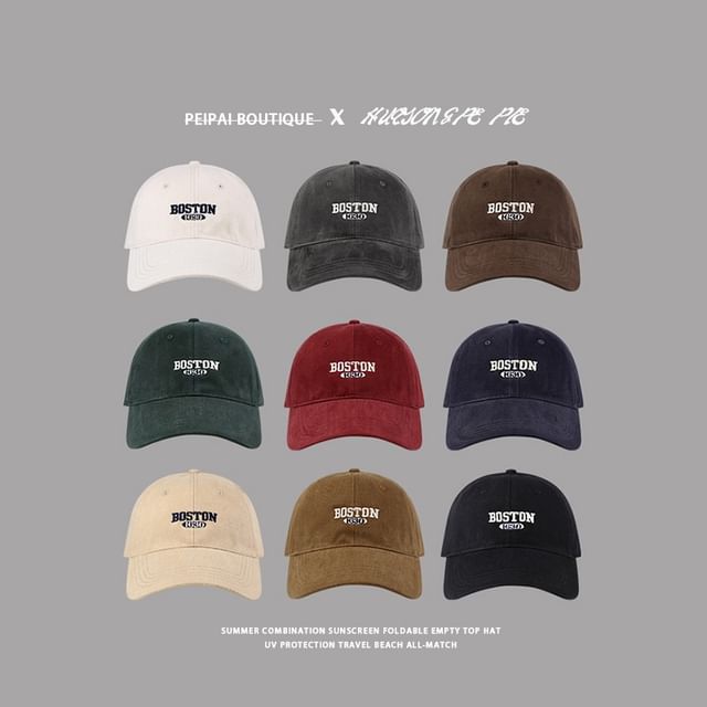 Cap Embroidered Lettering