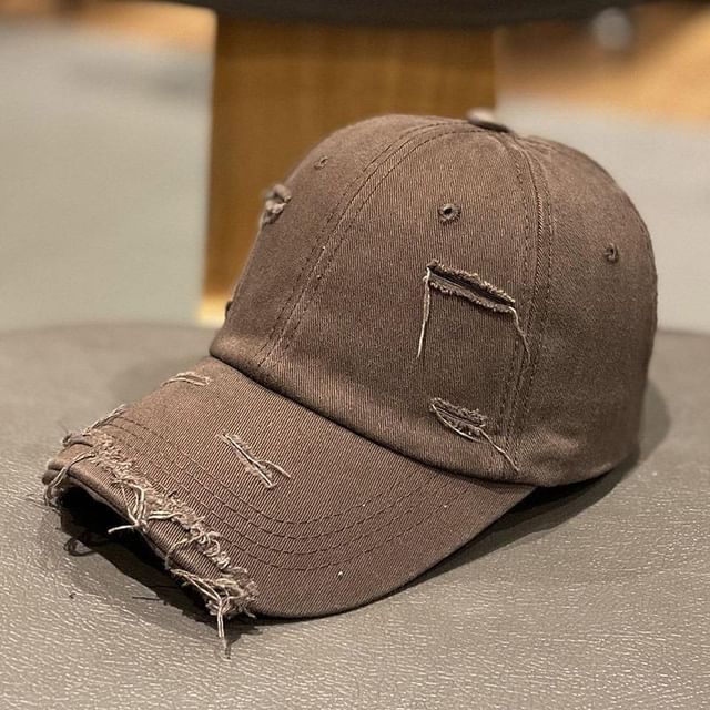 Cap Plain Distressed