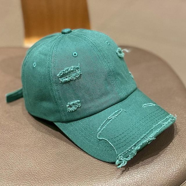Cap Plain Distressed