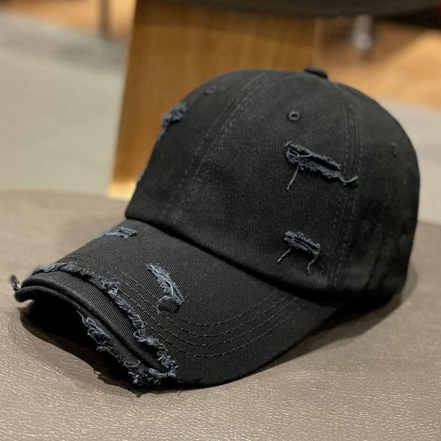 Cap Plain Distressed