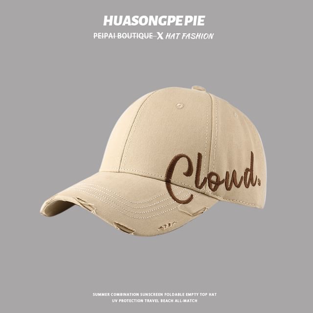 Cap Print Lettering Baseball