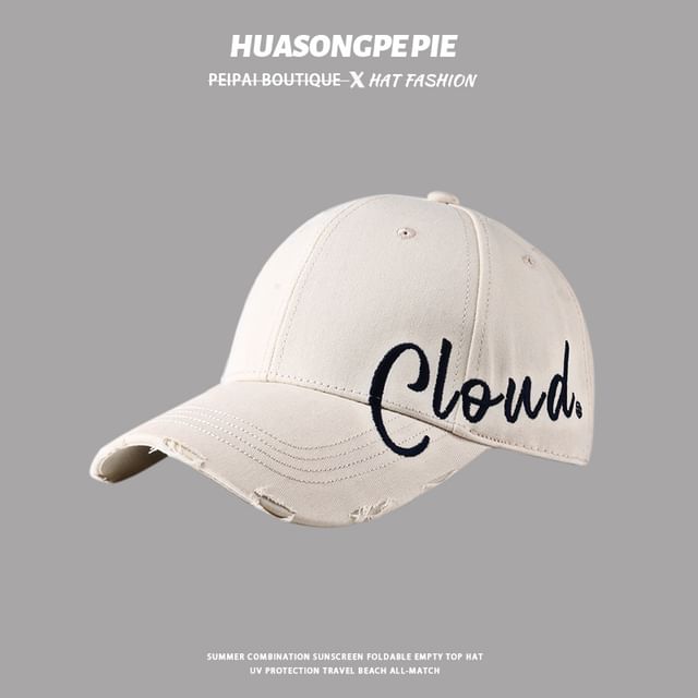 Cap Print Lettering Baseball