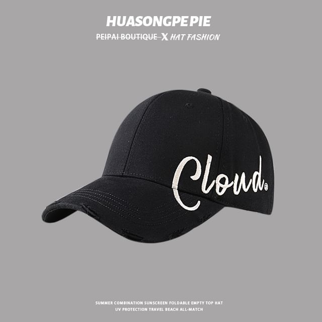 Cap Print Lettering Baseball