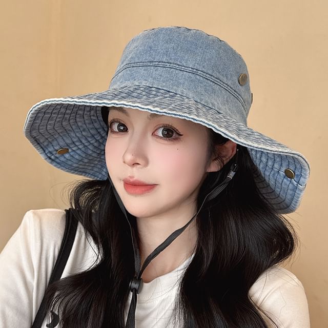 Hat Denim Washed Boonie