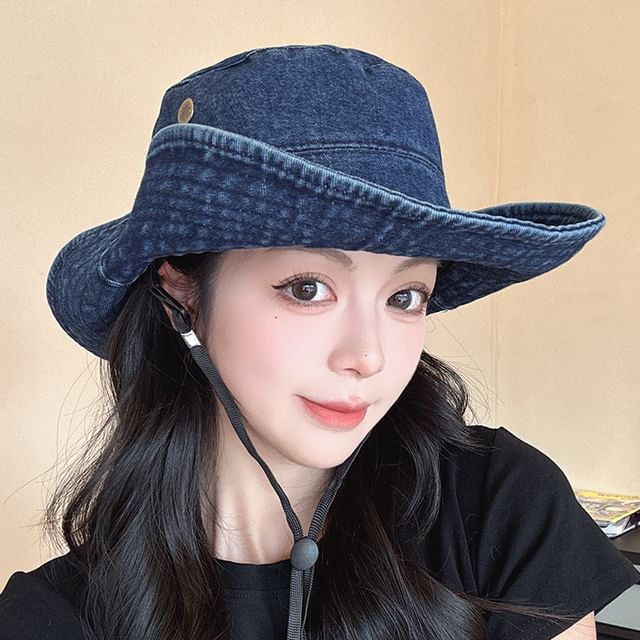 Hat Denim Washed Boonie