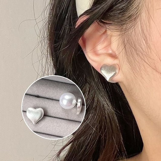 Heart Stud Alloy Earring