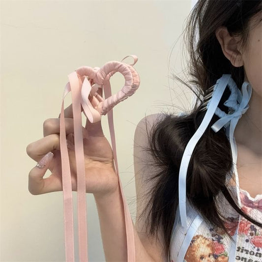 Hair Ribbon Heart Clamp