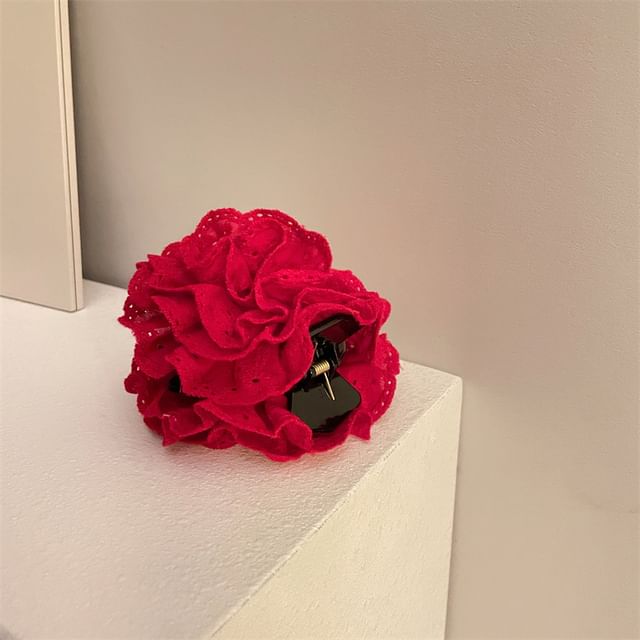 Fabric Scrunchie / Clamp Floral Hair