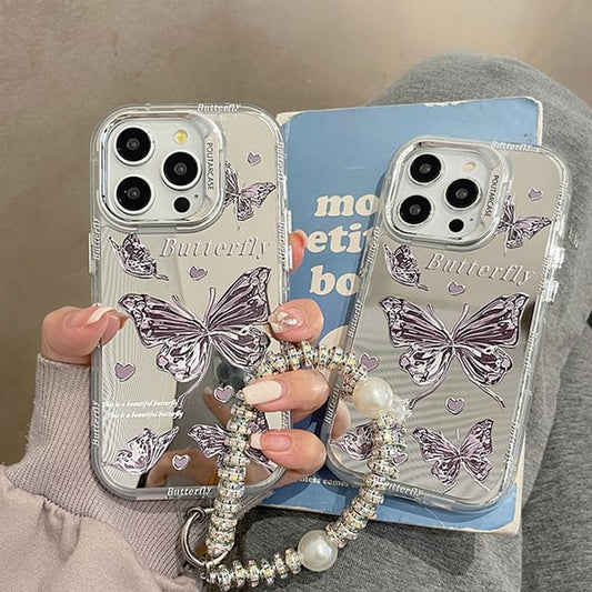 Phone Case Butterfly Mirrored