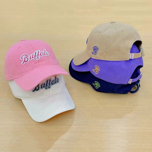 Baseball Lettering Embroidered Cap