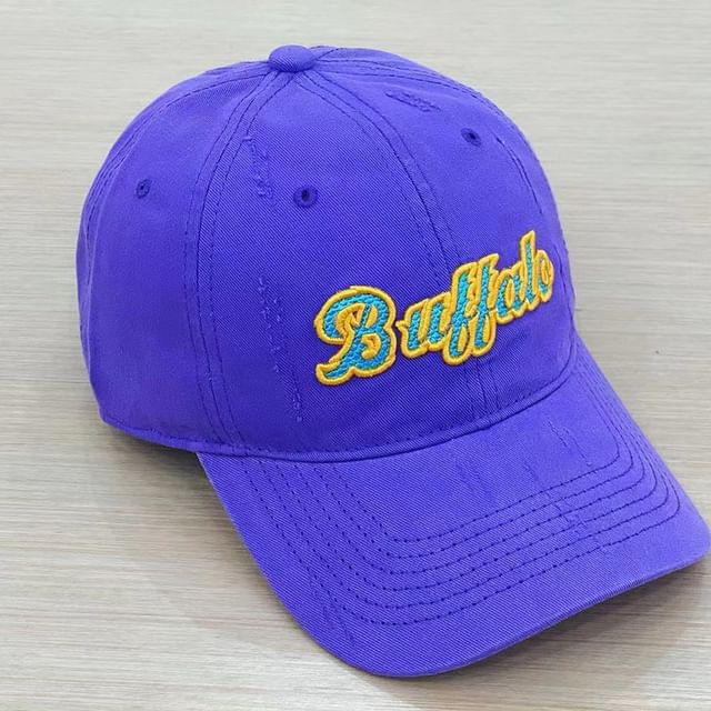 Baseball Lettering Embroidered Cap