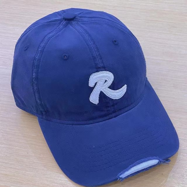 Baseball Cap Lettering Embroidered