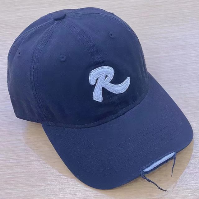 Baseball Cap Lettering Embroidered