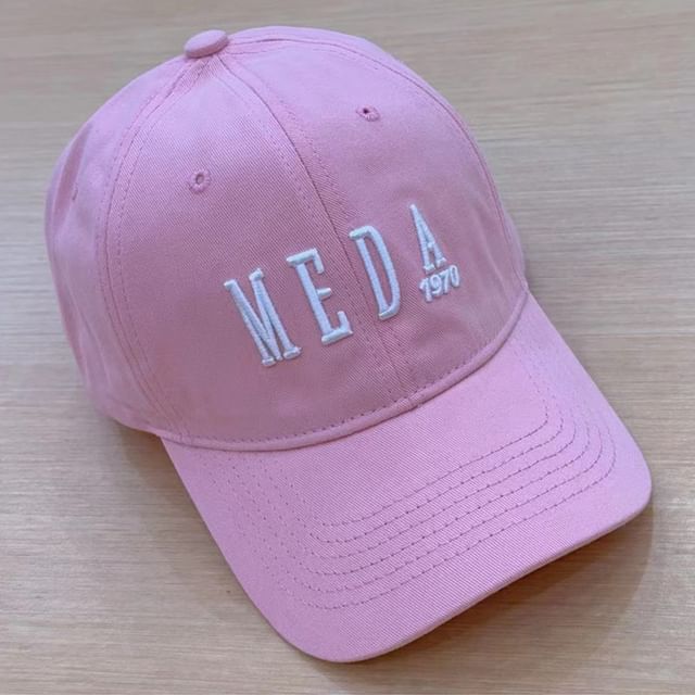 Lettering Cap Embroidered Baseball